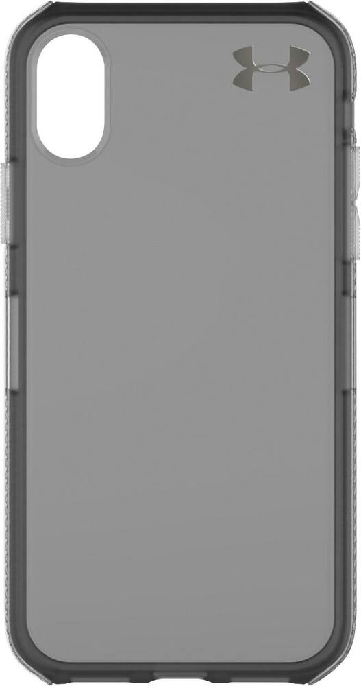 protect verge case for apple iphone x and xs - translucent smoke/black/metallic protect verge case for apple iphone x and xs - translucent smoke/black/metallic