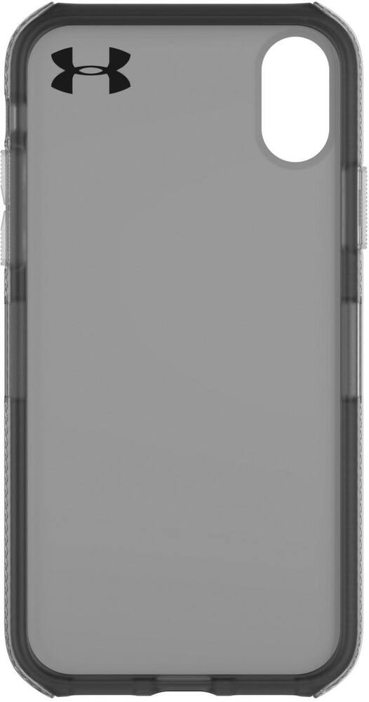 protect verge case for apple iphone x and xs - translucent smoke/black/metallic protect verge case for apple iphone x and xs - translucent smoke/black/metallic