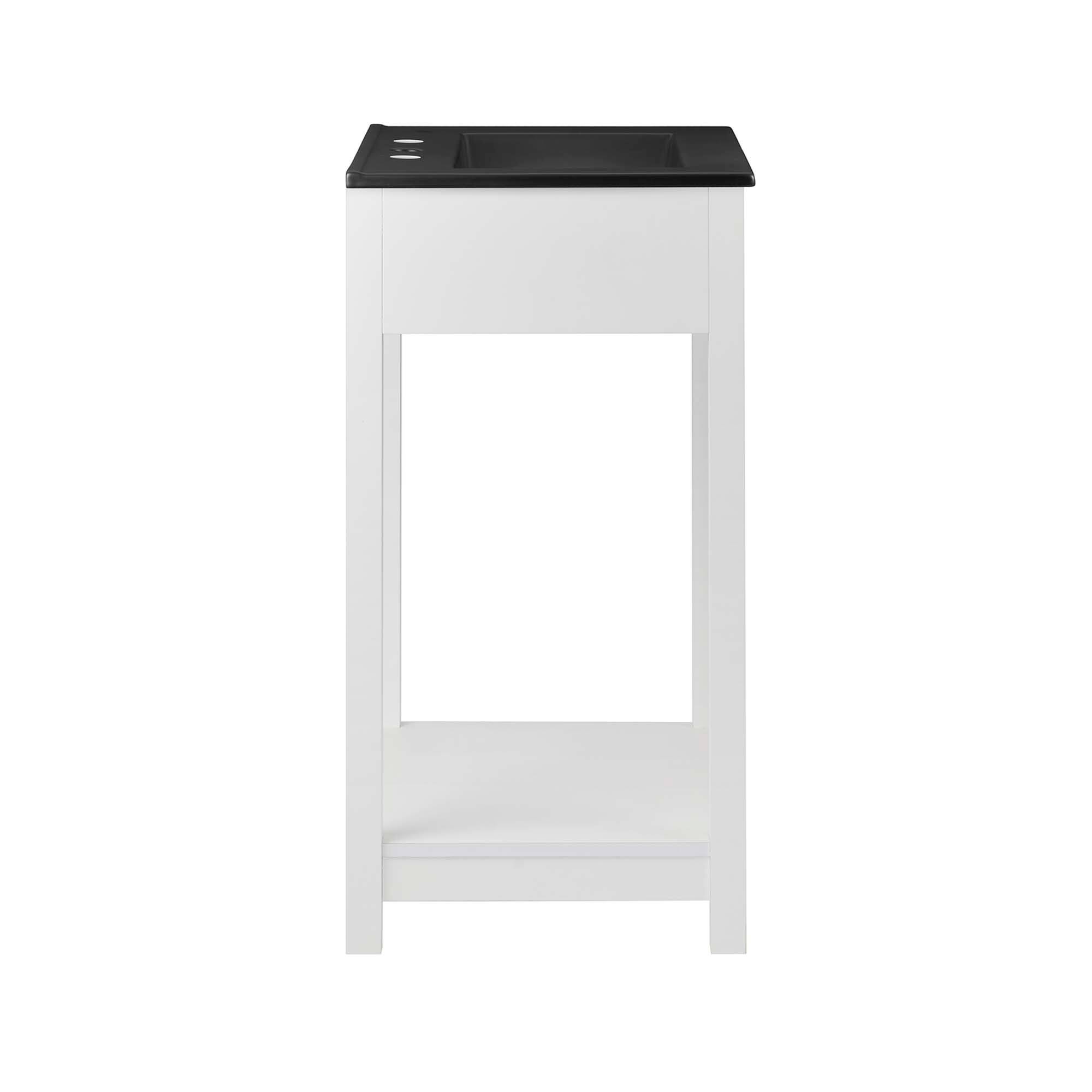 Alt View 1. Modway - Altura Bathroom Vanity Basin Included by Modway - White Black.
