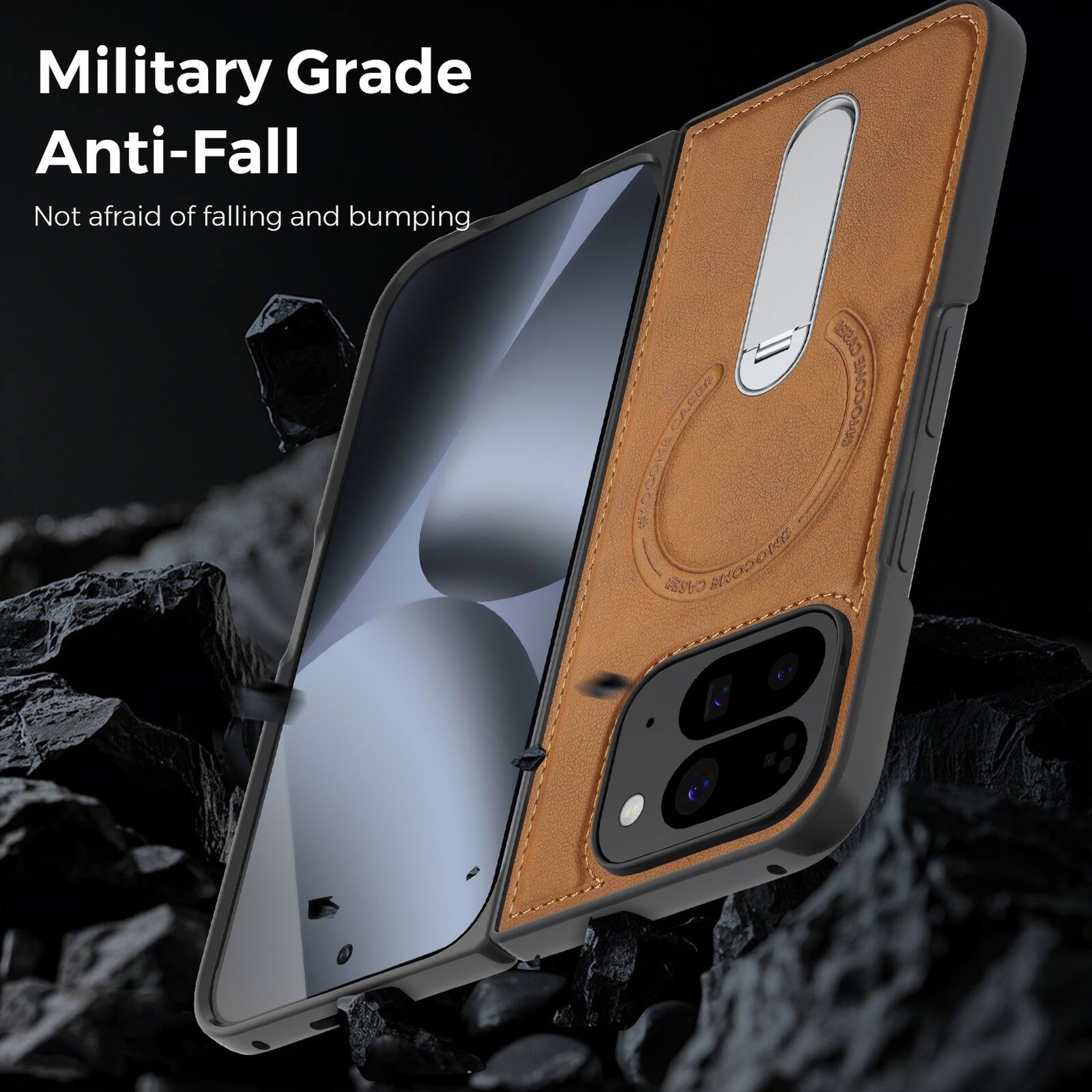 Military Grade Anti-Fall  
Not afraid of falling and bumping
