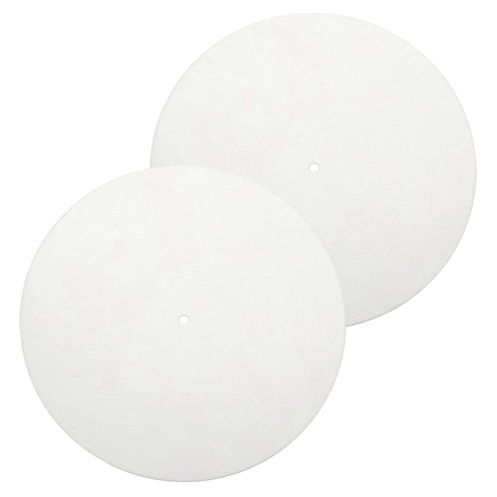 Unique Bargains - 2pcs Record Player Mat, 10 Inch Turntable Mat 3mm Felt Pad for Vinyl Record - White price history on PriceWatchPro