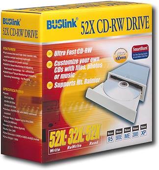Angle Standard. Universal BUSlink - 52x32x52 Internal CD-RW Drive.