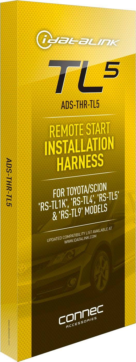 Angle. iDatalink - T-Harness for Toyota and Scion Vehicles - Black.