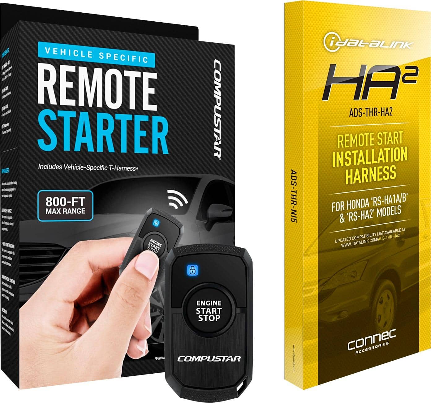 Front. iDatalink - T-Harness for Honda and Acura Vehicles - Black.