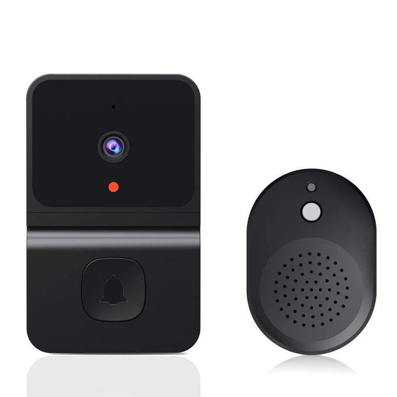 Cluzine - Mini Smart Video Doorbell Camera with Indoor Chime,Compact Design for Home Security
