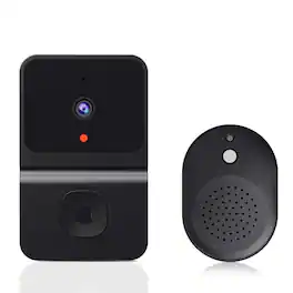 Cluzine - Mini Smart Video Doorbell Camera with Indoor Chime,Compact Design for Home Security