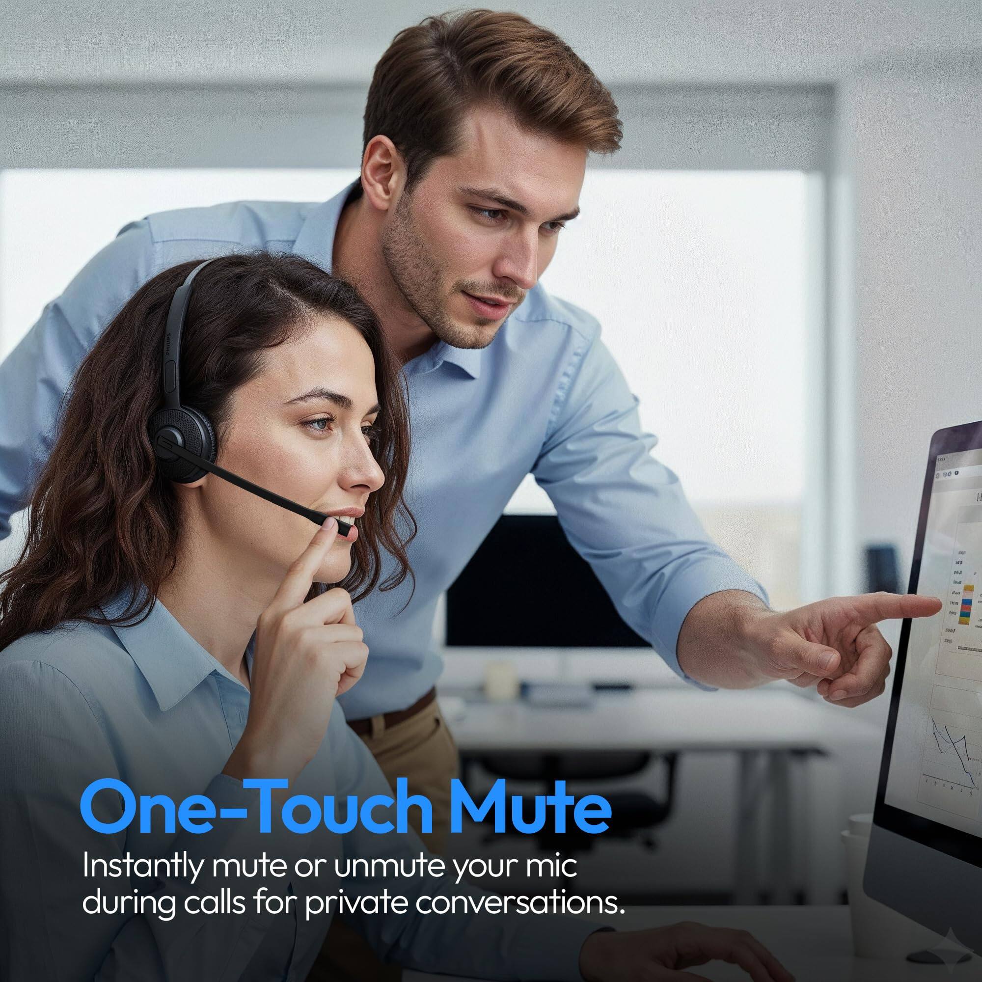 One-Touch Mute

Instantly mute or unmute your mic during calls for private conversations.
