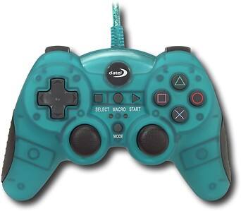 Front Standard. Datel - PlayStation 2 Advanced Controller - Green.