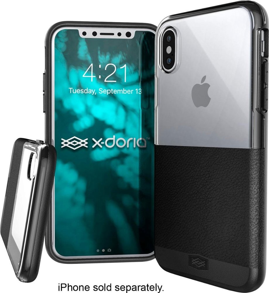 dash case for apple iphone x and xs - black