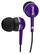Front Standard. iHome - Colortunes Earbud Headphones - Purple.