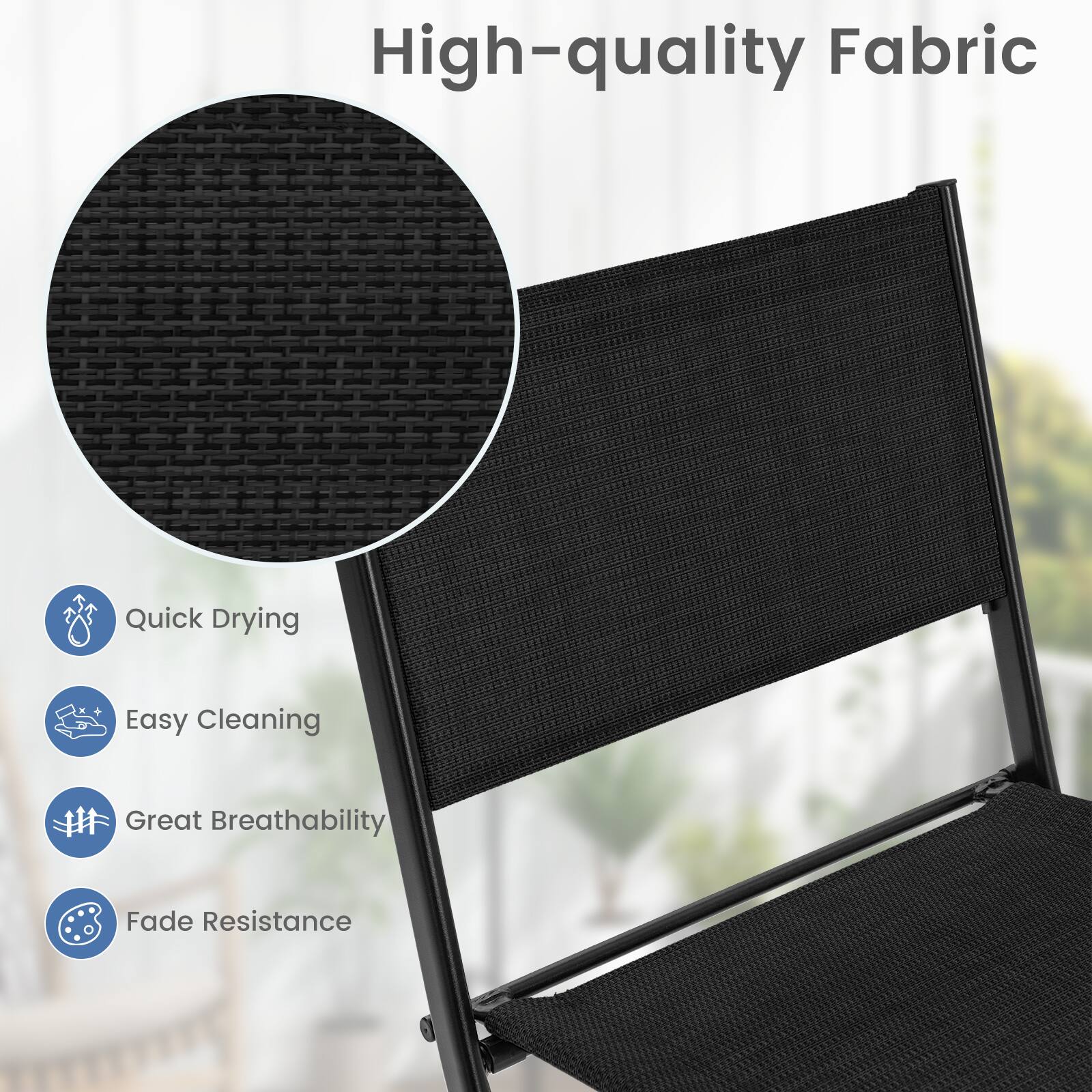 High-quality Fabric, Quick Drying, Easy Cleaning, Great Breathability, Fade Resistance