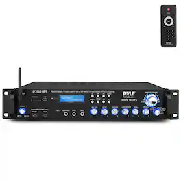 PYLE - Bluetooth Home Theater Hybrid Amplifier - Black