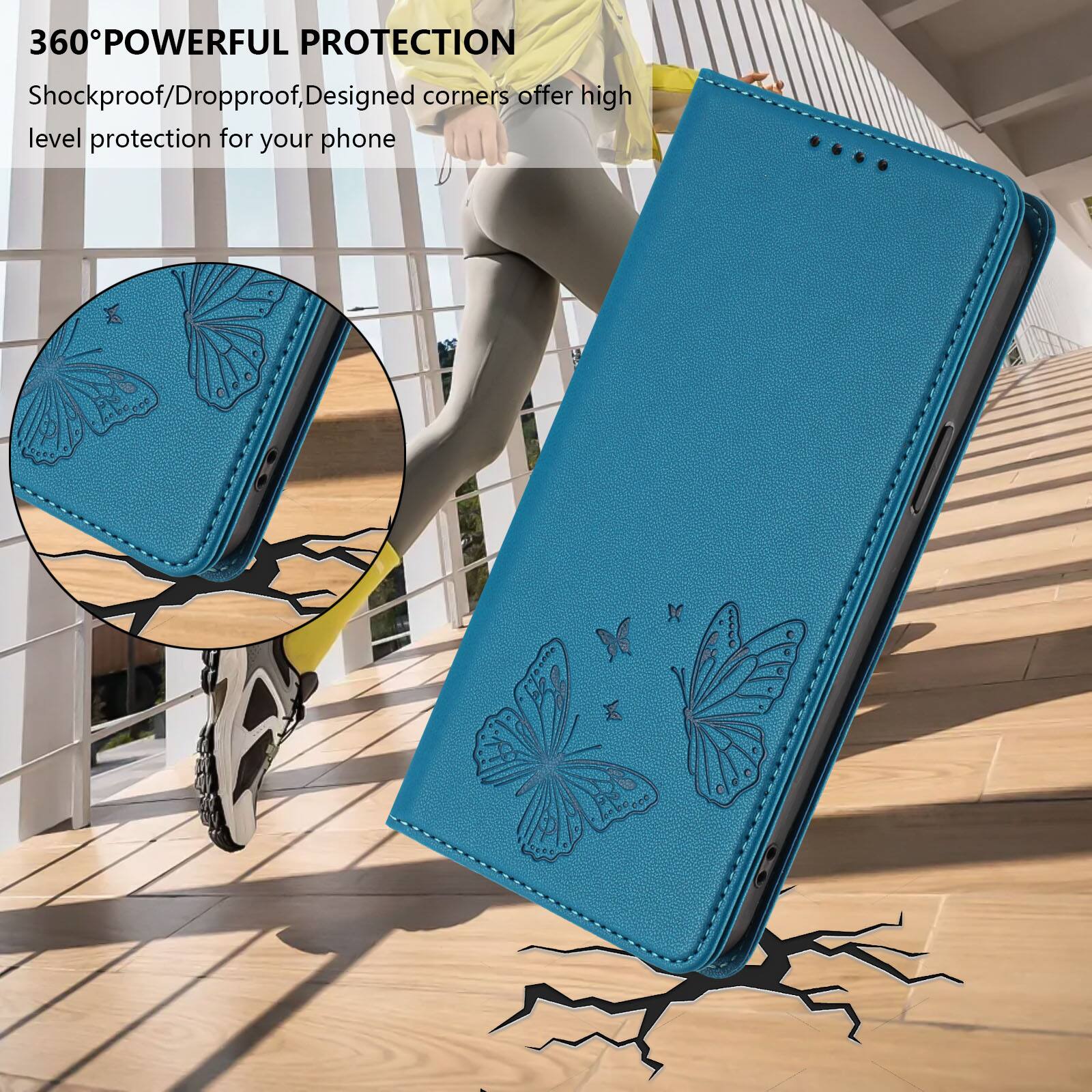 360° POWERFUL PROTECTION  
Shockproof/Dropproof, Designed corners offer high level protection for your phone