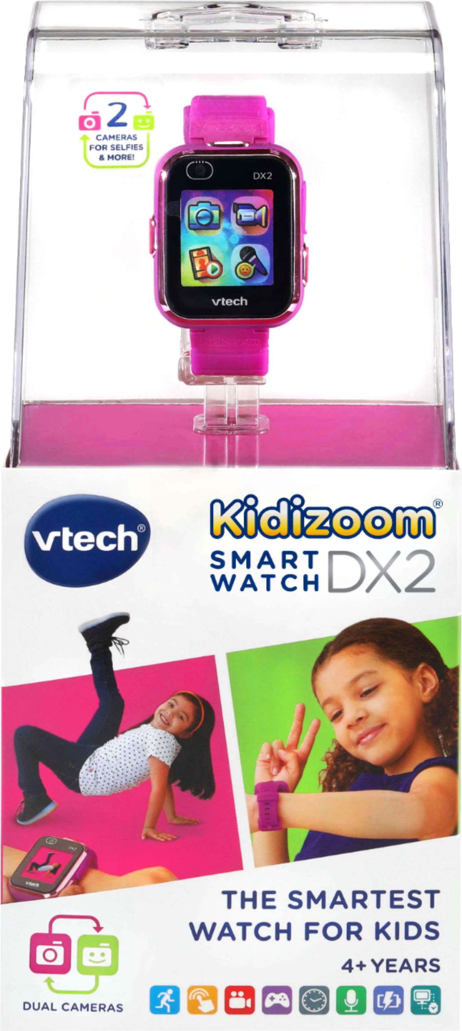 VTech 80-193810 Kidizoom Smartwatch Dx2 Dual Camera Purple for sale online 