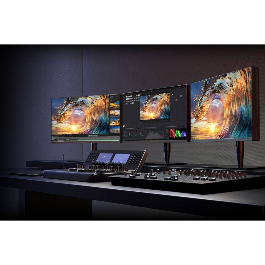 Alt View 2. ASUS - ProArt Display PA32UCX-PK 32" Class 4K UHD LCD Monitor - Black.
