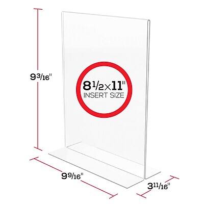 9 3/16"  
8 1/2 x 11" INSERT SIZE  
9 9/16"  
31 1/16"