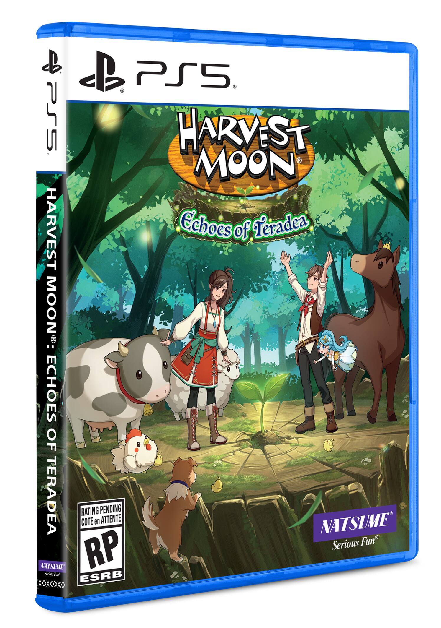 PS5  
HARVEST MOON: ECHOES OF TERADEA  
RATING PENDING  
COTE EN ATTENTE  
NATSUME  
Serious Fun  
ESRB RP
