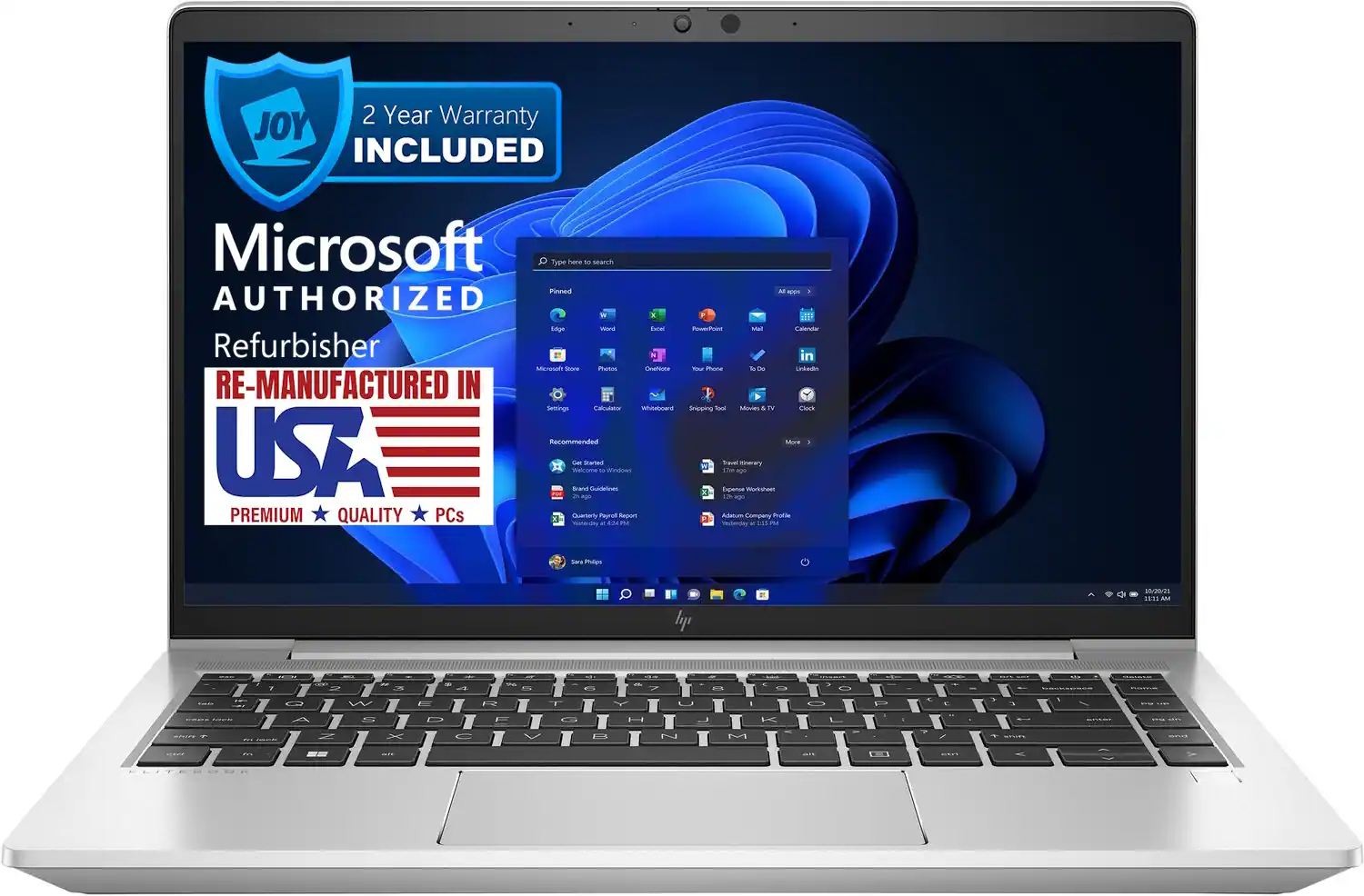 HP - Refurbished Excellent - 645 G9 14" Refurbished Laptop - AMD Ryzen 5 Pro 5675U with 16GB RAM - AMD Radeon Graphics - 256GB SSD - Silver