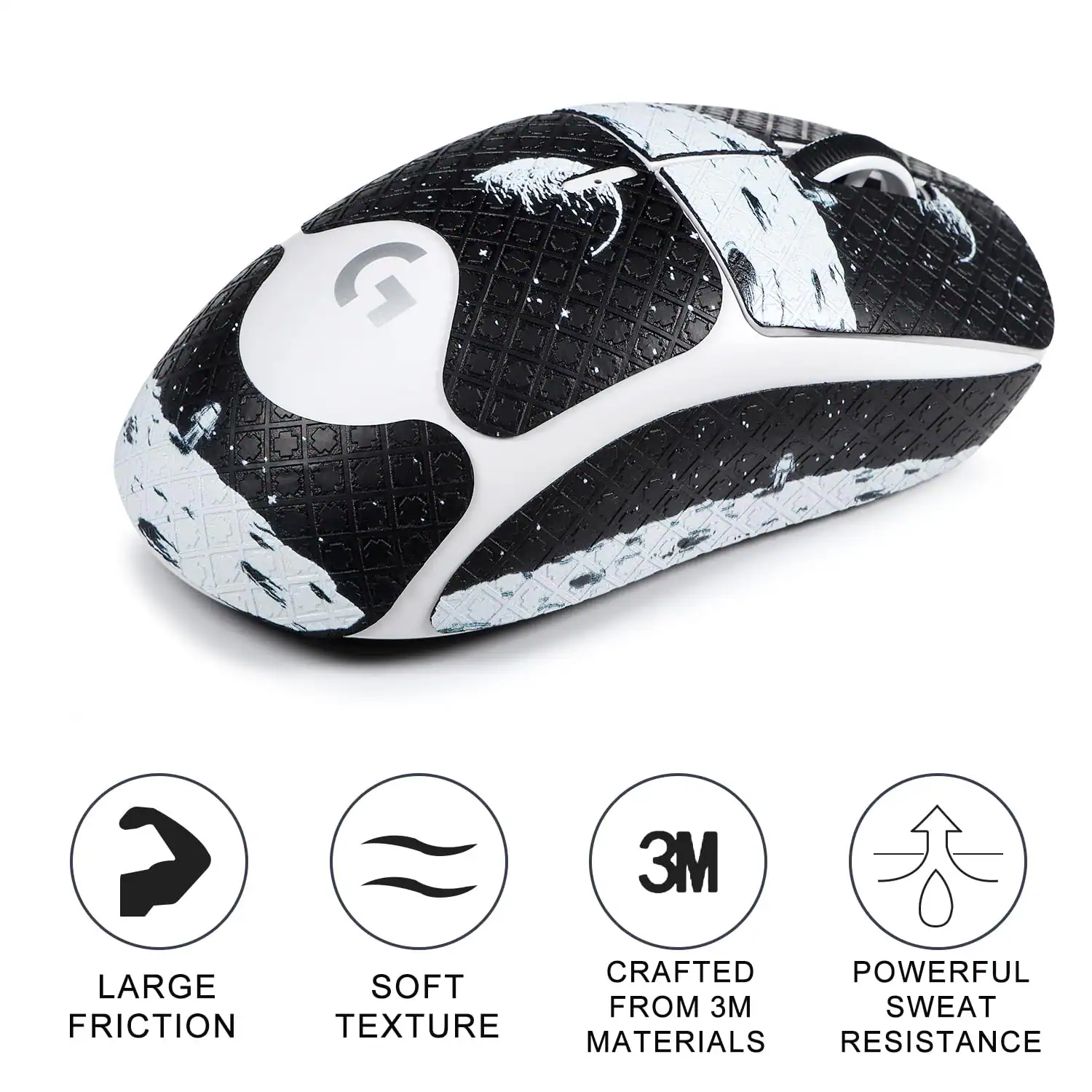 3M CRAFTED POWERFUL LARGE SOFT FROM 3M SWEAT FRICTION TEXTURE MATERIALS RESISTANCE

- LARGE FRICTION
- SOFT TEXTURE
- CRAFTED FROM 3M MATERIALS
- POWERFUL SWEAT RESISTANCE
