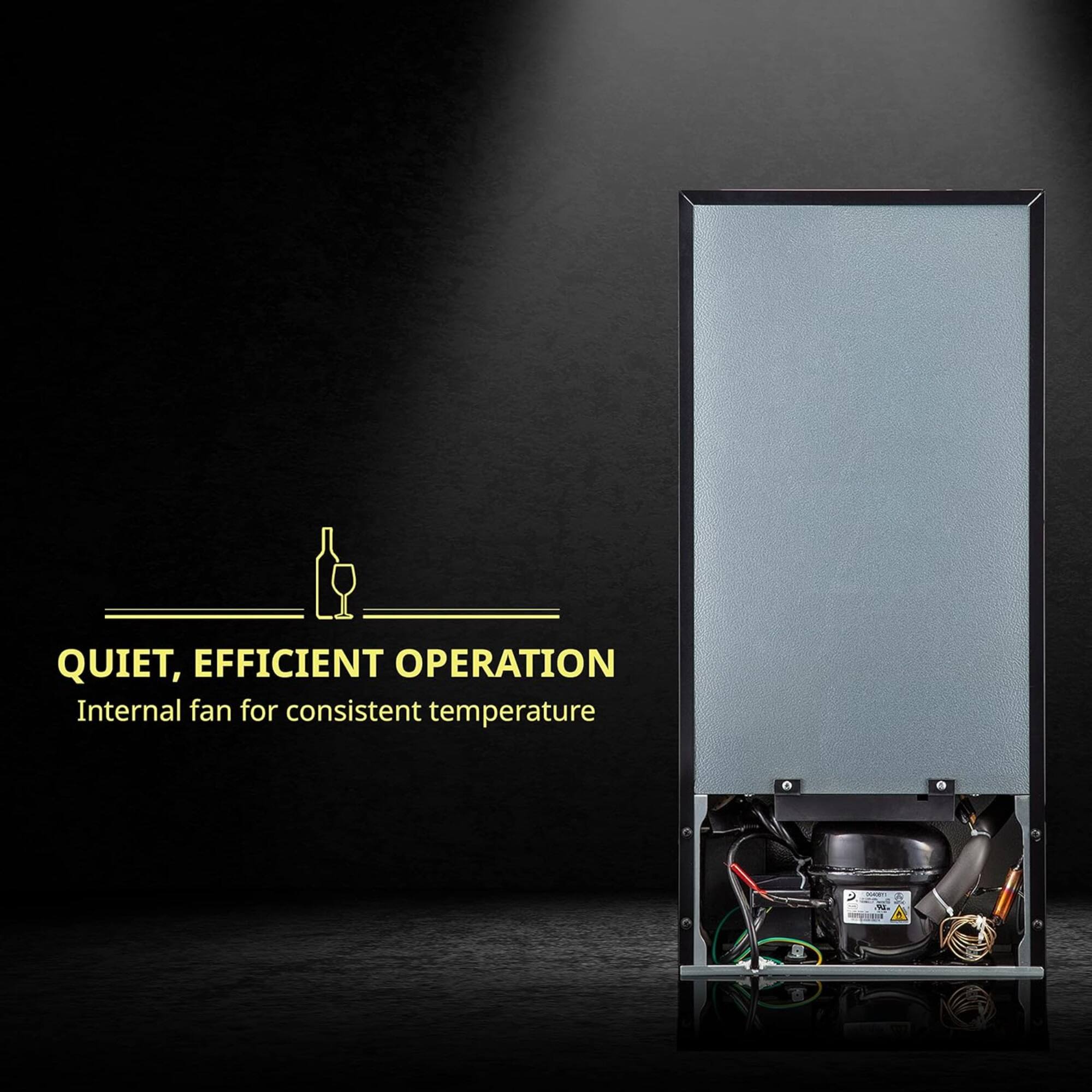 QUIET, EFFICIENT OPERATION  
Internal fan for consistent temperature