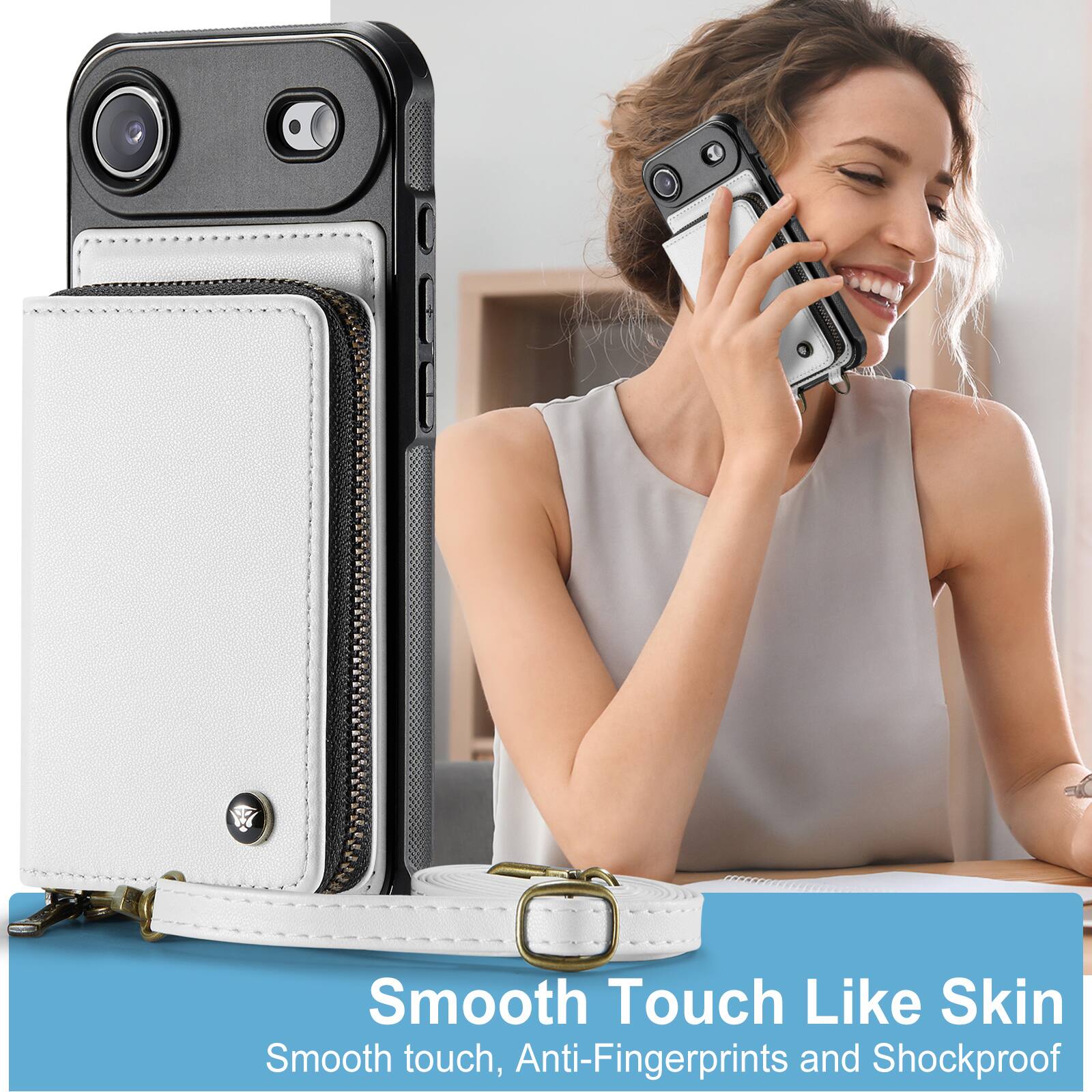Smooth Touch Like Skin  
Smooth touch, Anti-Fingerprints and Shockproof