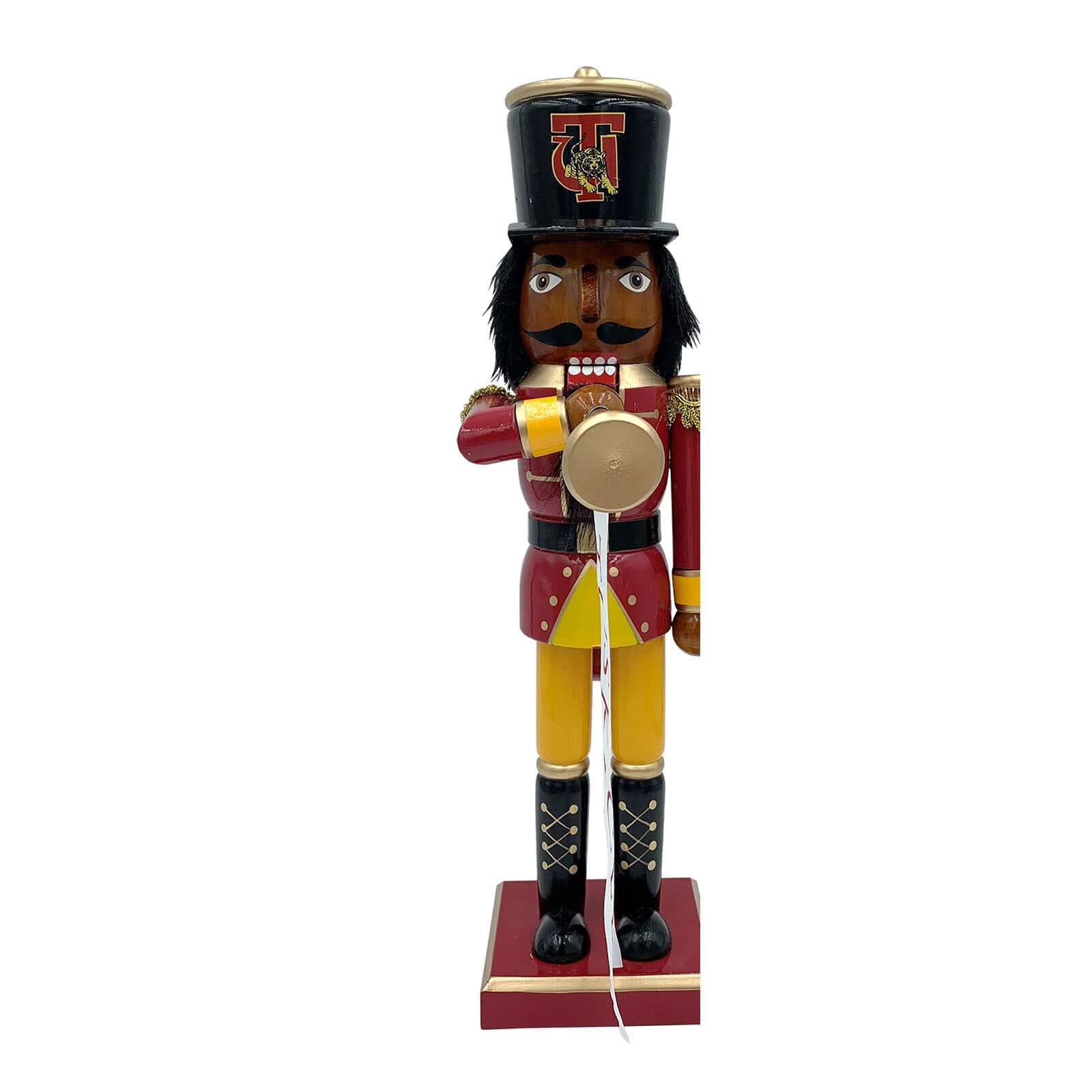 Santa's Workshop - Tuskegee Golden Tigers 14" Bugler Nutcracker - Red