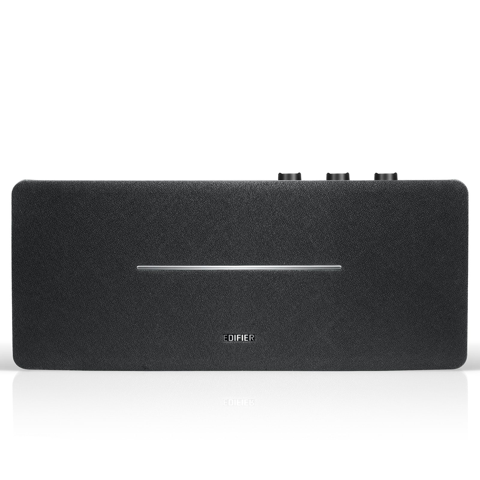 Edifier - D12 Bluetooth Tabletop Speaker Bluetooth Wireless Computer Speaker 70W RMS with Subwoofer Line Out - Black
