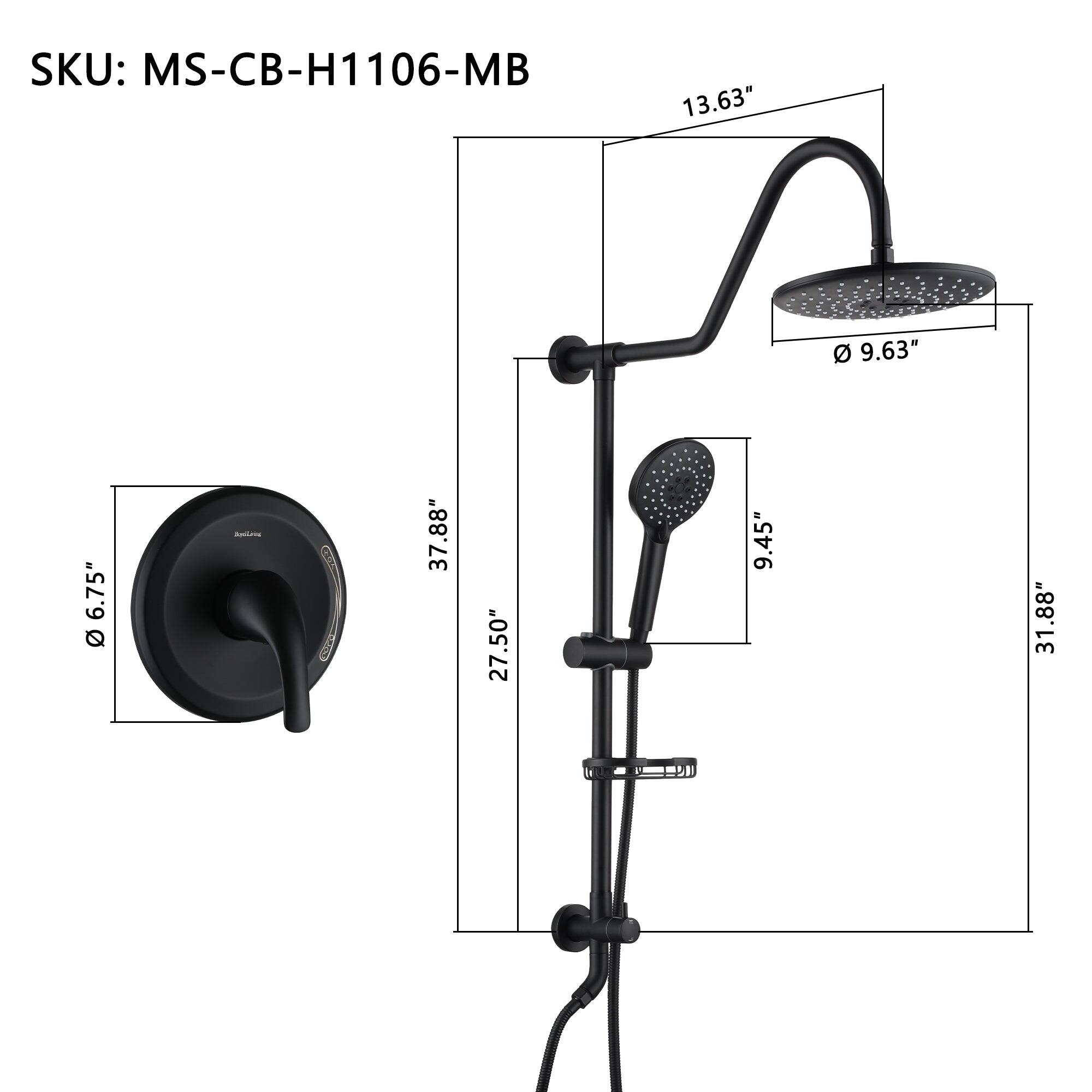 SKU: MS-CB-H1106-MB 13.63" 9.63" 6.75" 37.88" 27.50" 9.45" 31.88"