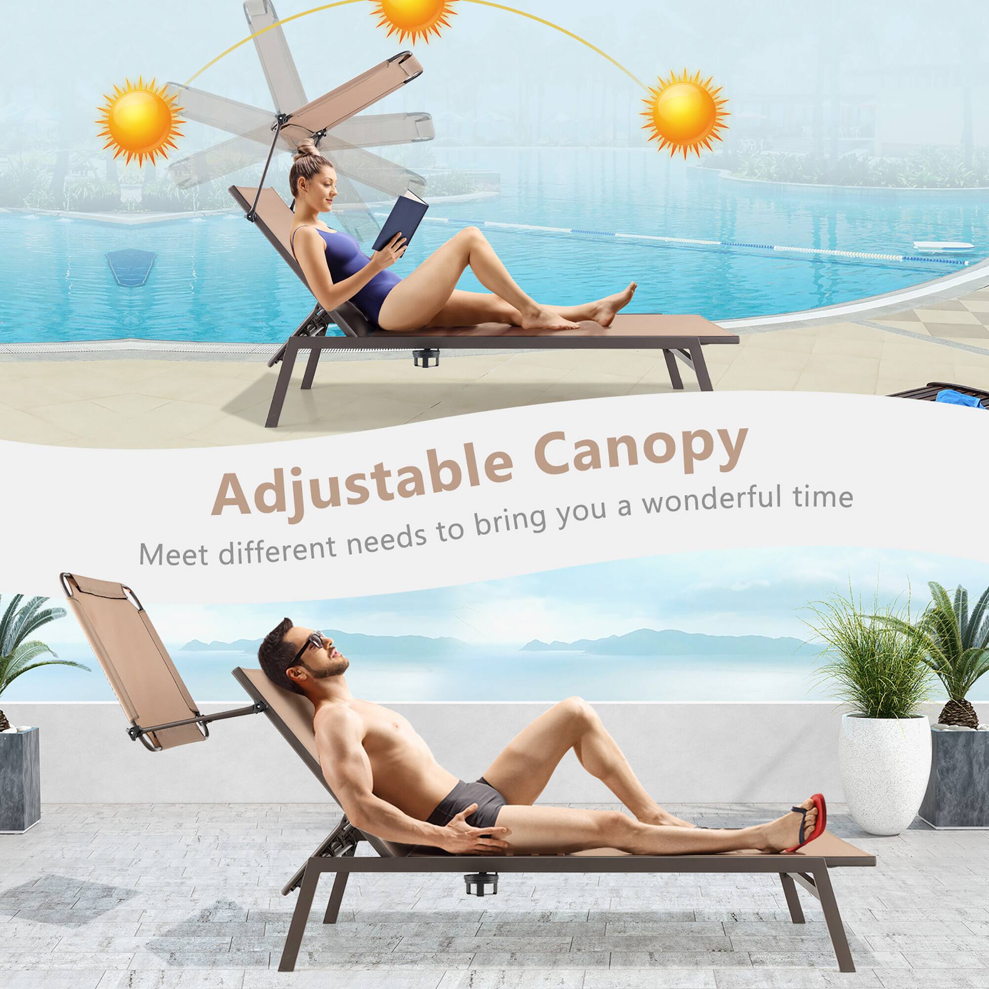 Adjustable Canopy Meet different needs to bring you a wonderful time