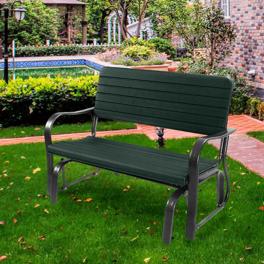 Bench Swing Rocker Costway Outdoor Patio Swing Porch Rocker Glider Bench Loveseat Garden ...