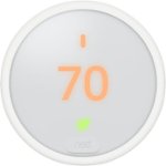 Front Zoom. Google - Nest Smart Thermostat E - White.