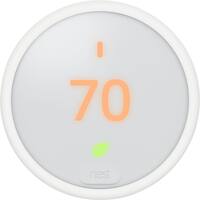 Google - Nest Smart Thermostat E - White - Front_Zoom