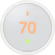 Front. Google - Nest Smart Thermostat E.