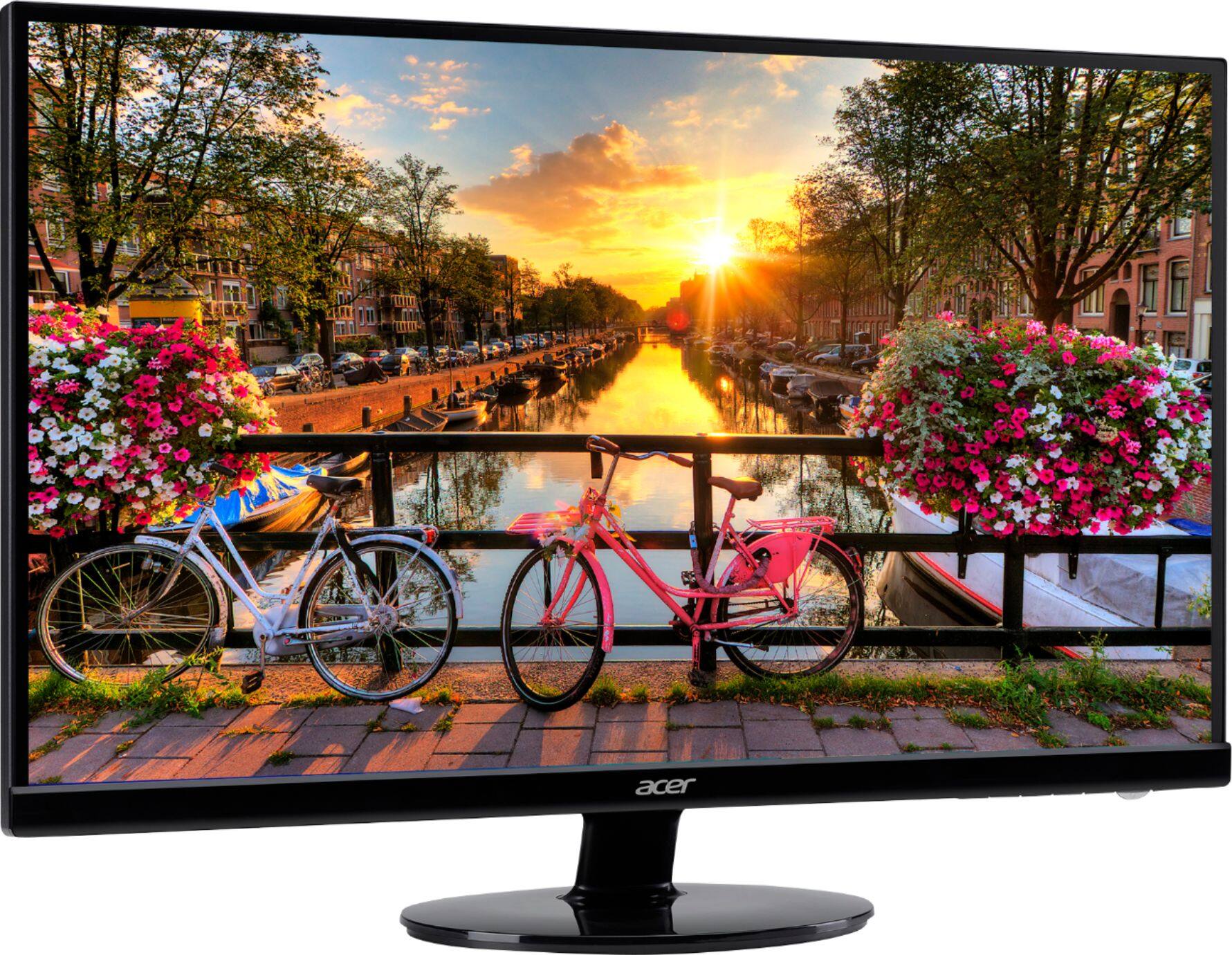 Angle. Acer - S271HL 27" LED FHD Monitor - Black.