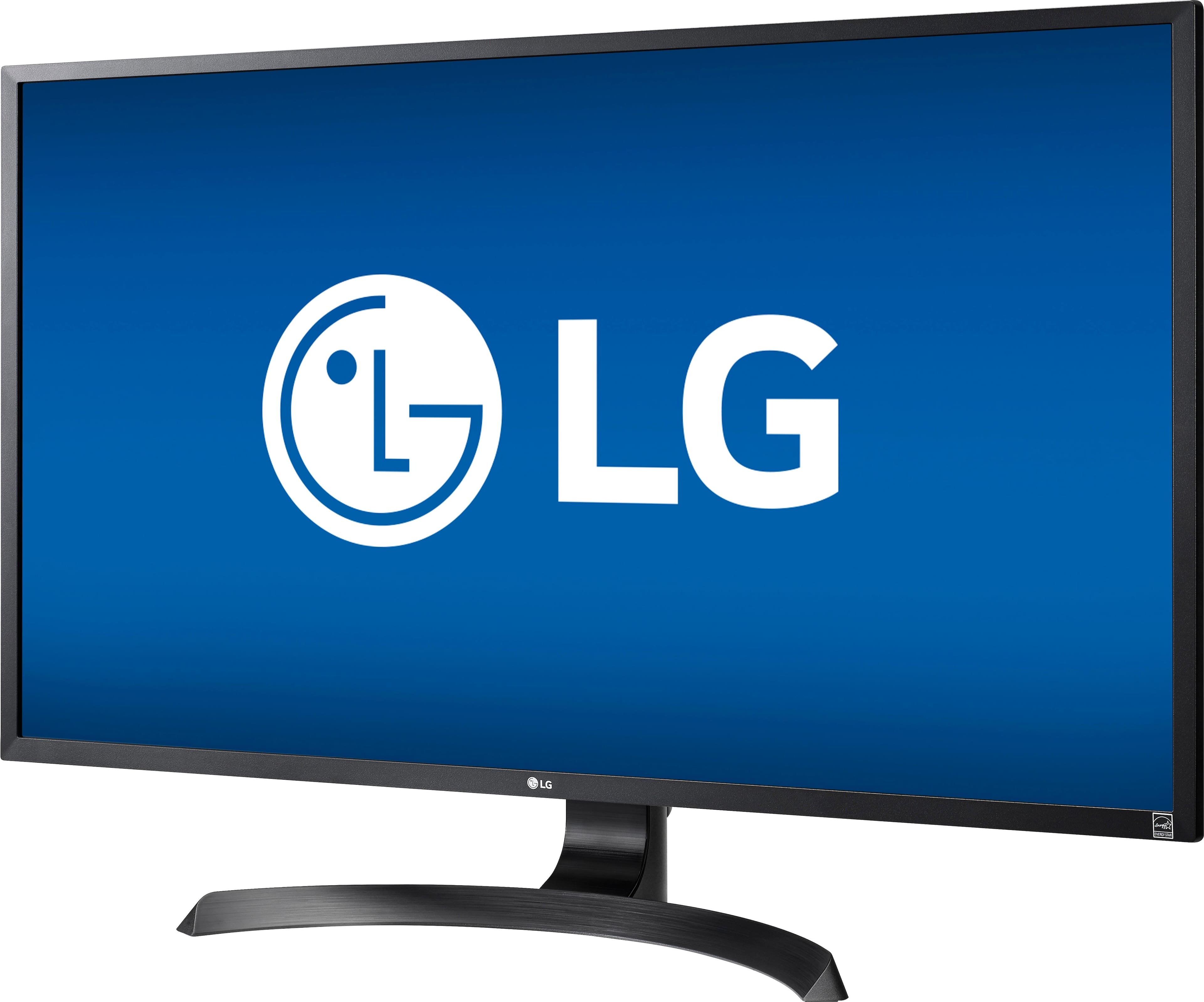Left. LG - 32" LED 4K UHD FreeSync Monitor.