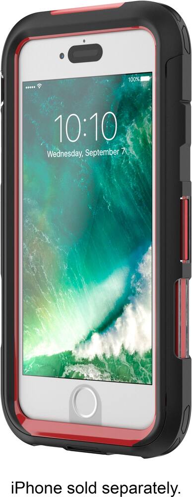 survivor modular case for apple iphone 6, 6s, 7 and 8 - black/red survivor modular case for apple iphone 6, 6s, 7 and 8 - black/red