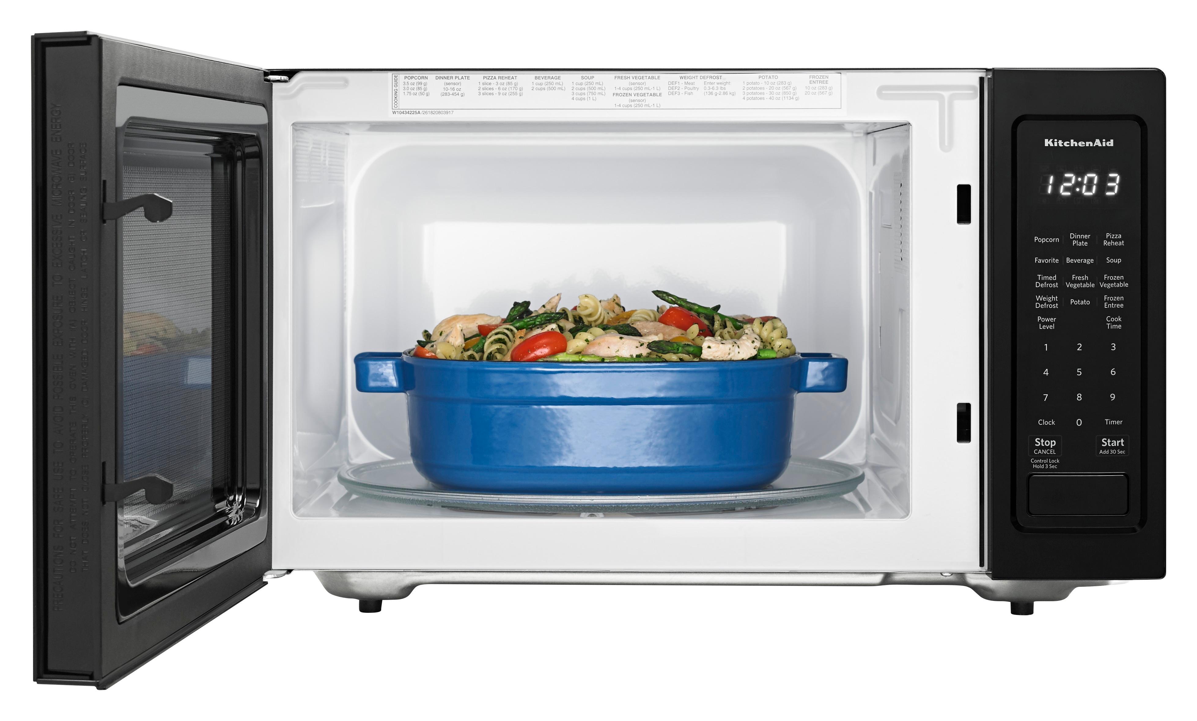 Best Buy: KitchenAid 1.6 Cu. Ft. Microwave with Sensor Cooking Black