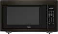 Whirlpool - 1.6 Cu. Ft. Microwave with Sensor Cooking - Black Stainless Steel