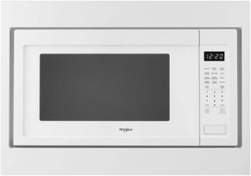 Whirlpool - 2.2 Cu. Ft. Microwave with Sensor Cooking - White - Front_Zoom