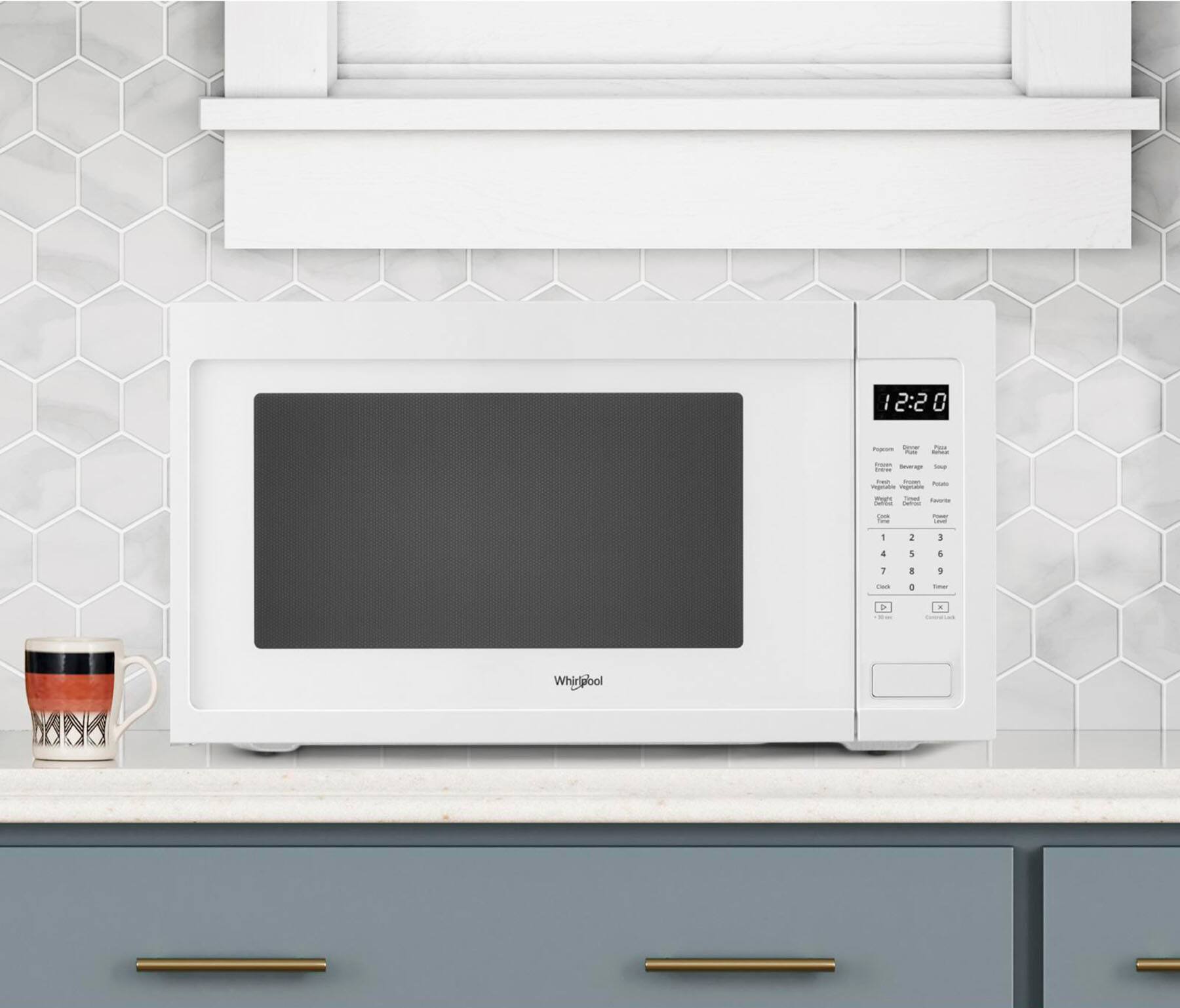 Whirlpool 2.2 Cu. Ft. Microwave with Sensor Cooking White WMC50522HW