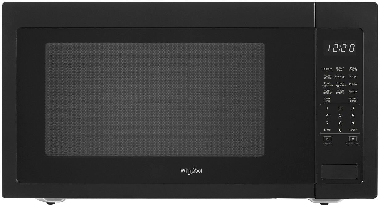 Zoom in on Front Zoom. Whirlpool - 2.2 Cu. Ft. Microwave with Sensor Cooking - Black.