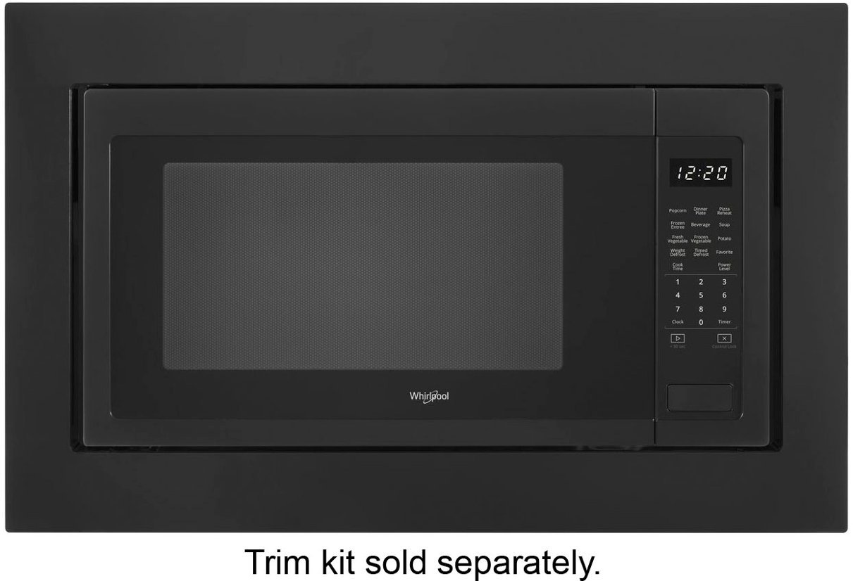 Zoom in on Alt View Zoom 11. Whirlpool - 2.2 Cu. Ft. Microwave with Sensor Cooking - Black.