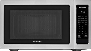 KitchenAid - 1.6 Cu. Ft. Microwave with Sensor Cooking - Stainless steel - Front_Zoom