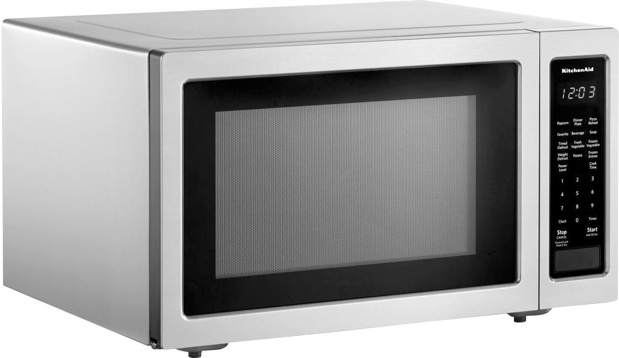 Zoom in on Alt View Zoom 11. KitchenAid - 1.6 Cu. Ft. Microwave with Sensor Cooking - Stainless steel.