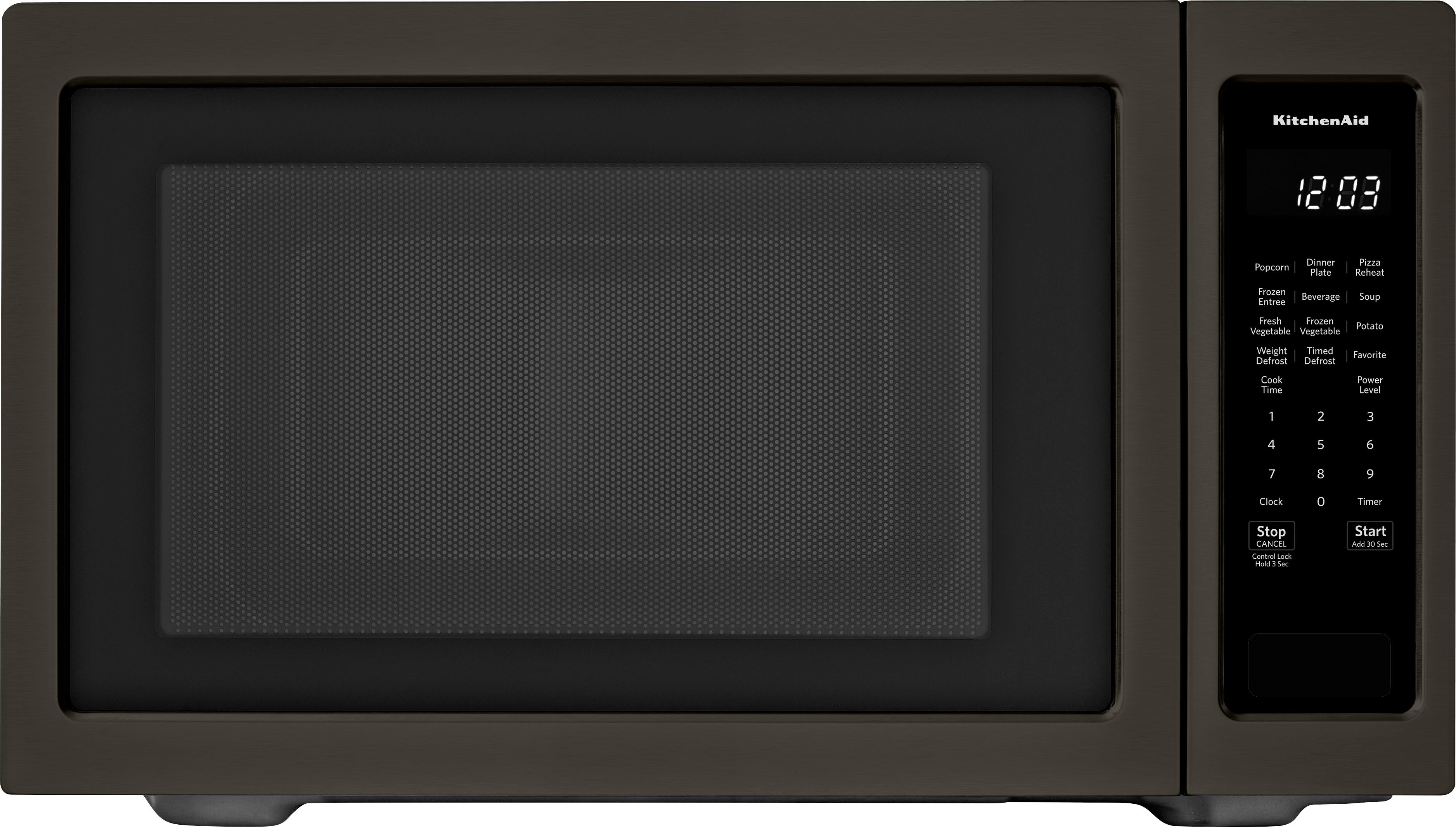 KitchenAid – 2.2 Cu. Ft. Microwave with Sensor Cooking – Black stainless steel