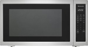 KitchenAid - 2.2 Cu. Ft. Microwave with Sensor Cooking - Stainless steel - Front_Zoom