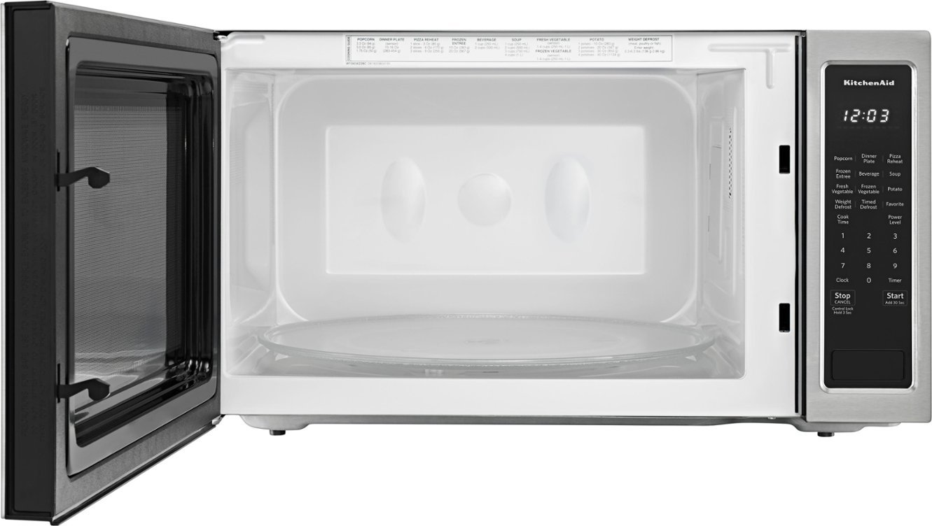 Zoom in on Alt View Zoom 11. KitchenAid - 2.2 Cu. Ft. Microwave with Sensor Cooking - Stainless steel.