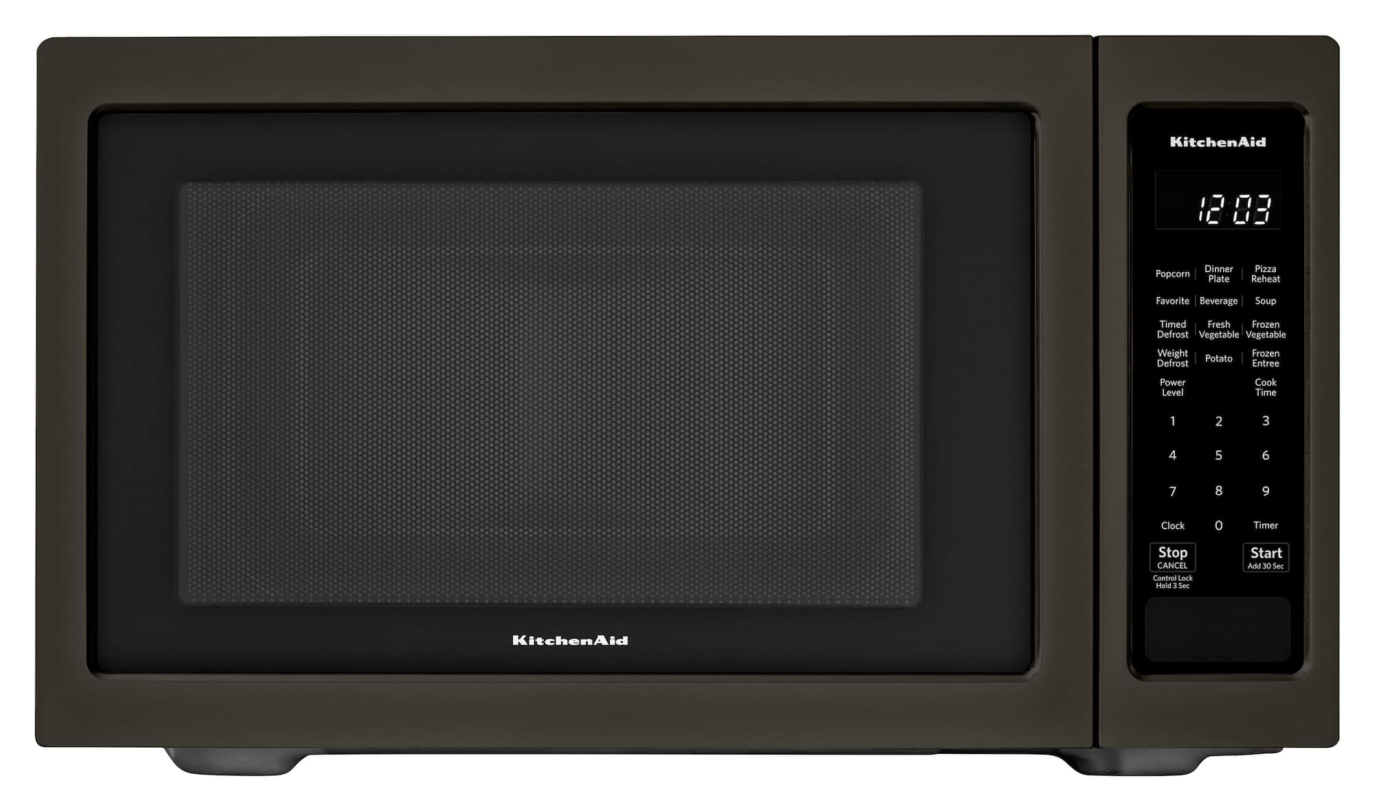 Zoom in on Front Zoom. KitchenAid - 1.6 Cu. Ft. Microwave with Sensor Cooking - Black Stainless Steel.