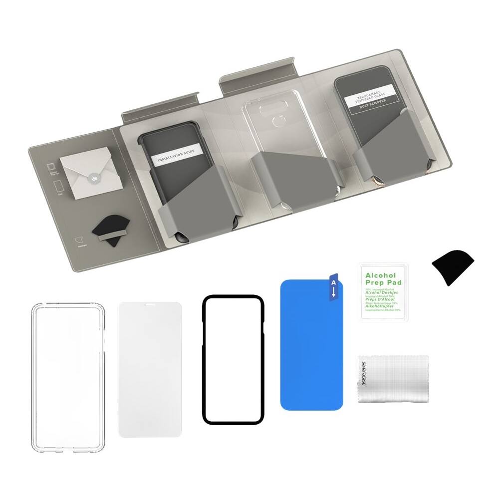 Alt View 15. SaharaCase - Case with Glass Screen Protector for LG G6 - Rose gold.