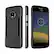 Alt View 12. SaharaCase - Case with Glass Screen Protector for Motorola Moto G5 Plus - Black.